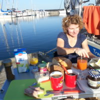 Frühstück in Stege am Stege