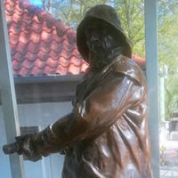 Bronzeskulptur - Wanderpreis der Berliner Schiffergilde "Stettiner Lotse"